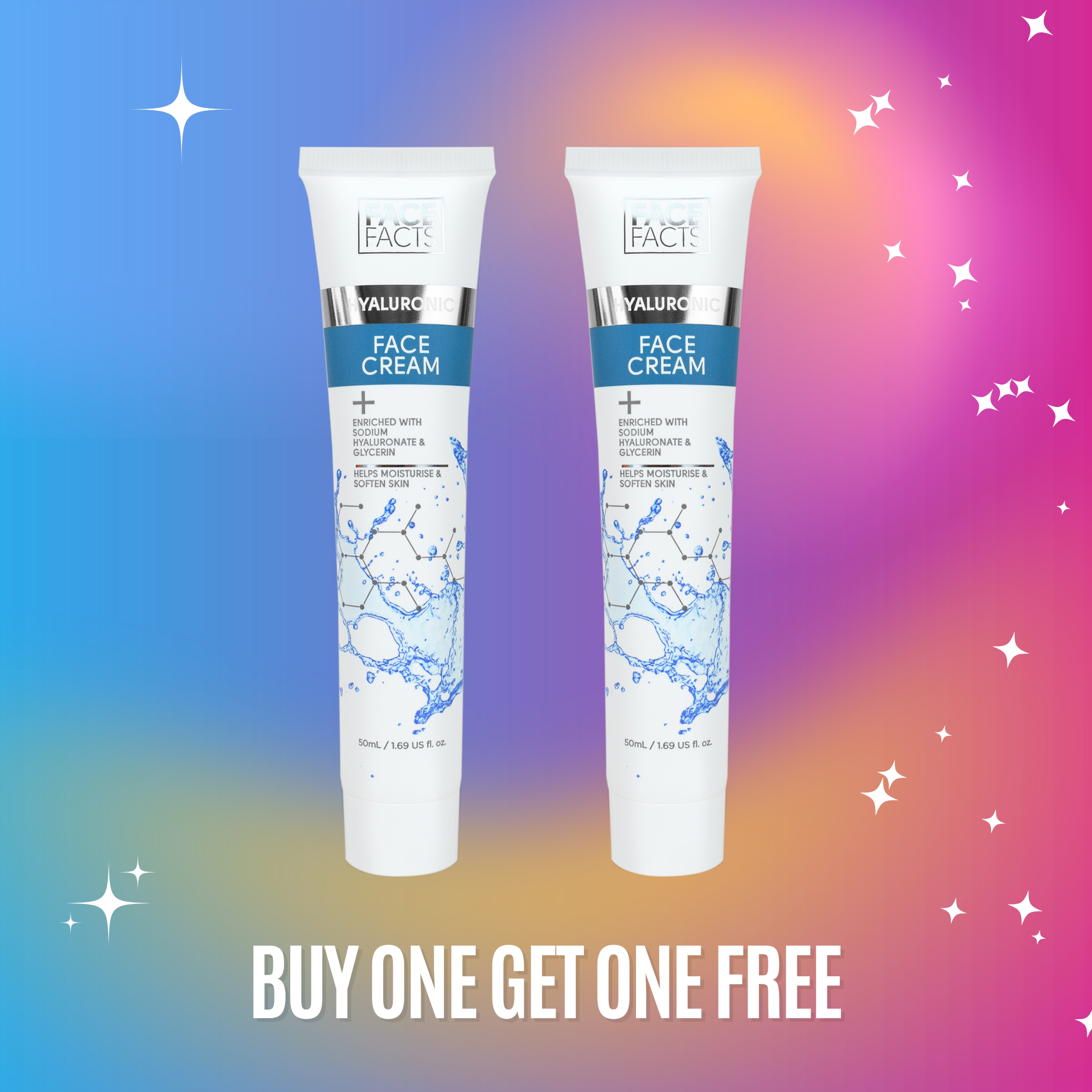 Hyaluronic Acid Face Cream Duo Bundle